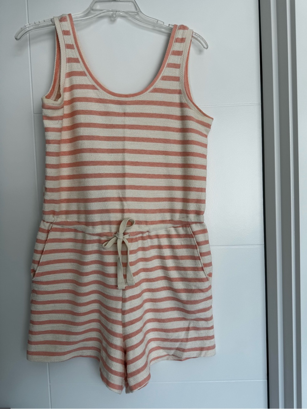 Womens Terry-Cloth Romper